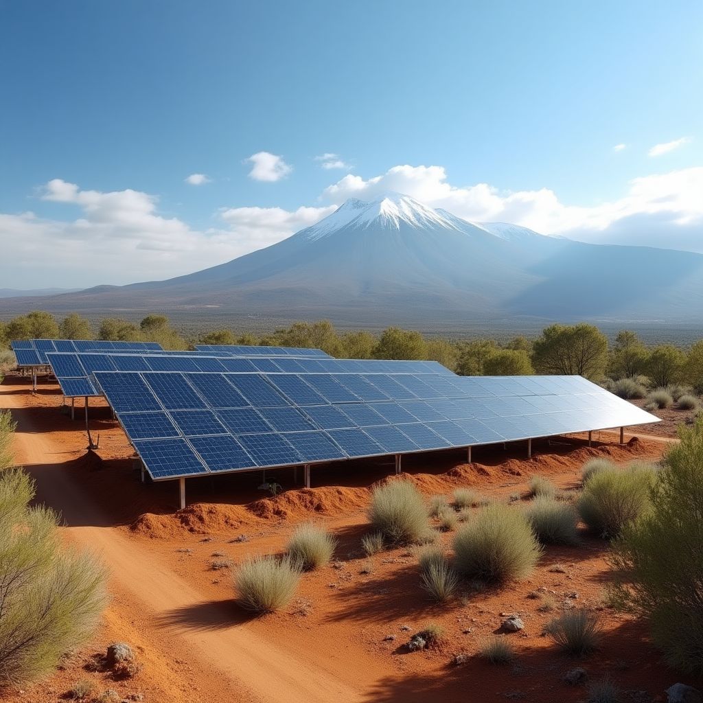 Granja de minería cripto en Argentina con energía renovable